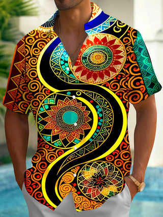 men's vintage style shirt front view