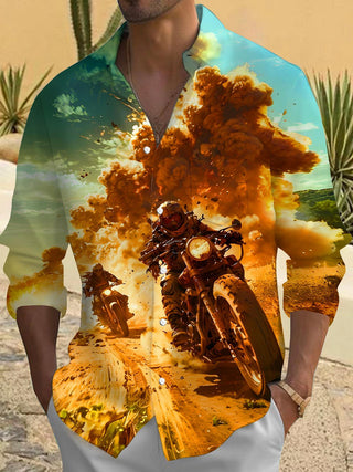 men's shirt front view