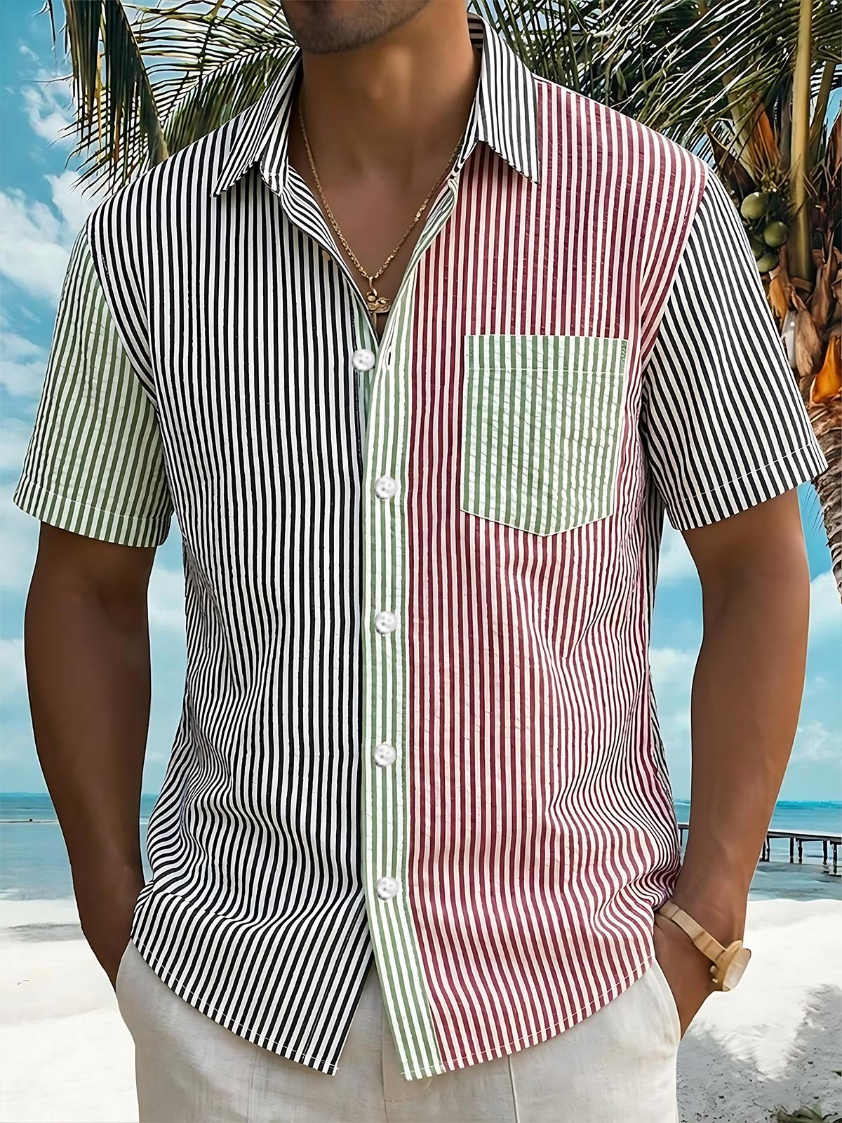 men's shirt front view