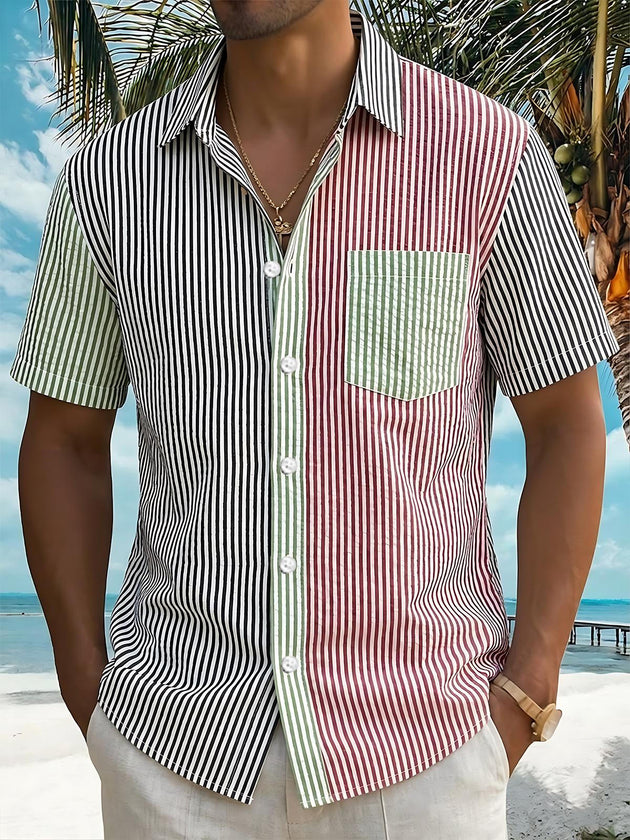 men's shirt front view