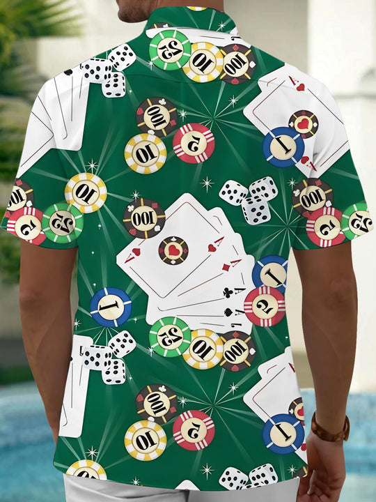men's pocket shirt back view