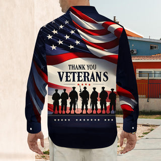 men's button up shirt Independence Day view 18