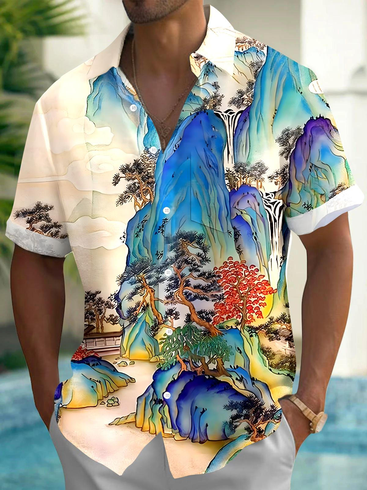 Mountain Men's Pocket Short Sleeve Shirts