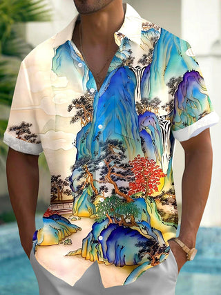 men's shirt front view