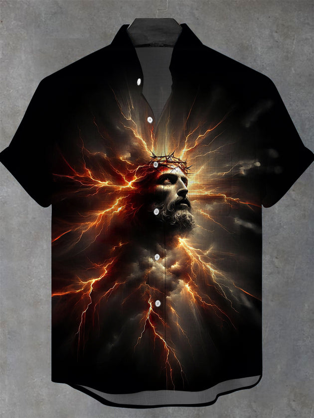men's shirt front view