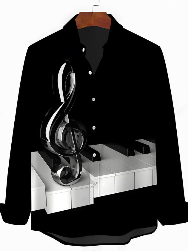 men's shirt front view