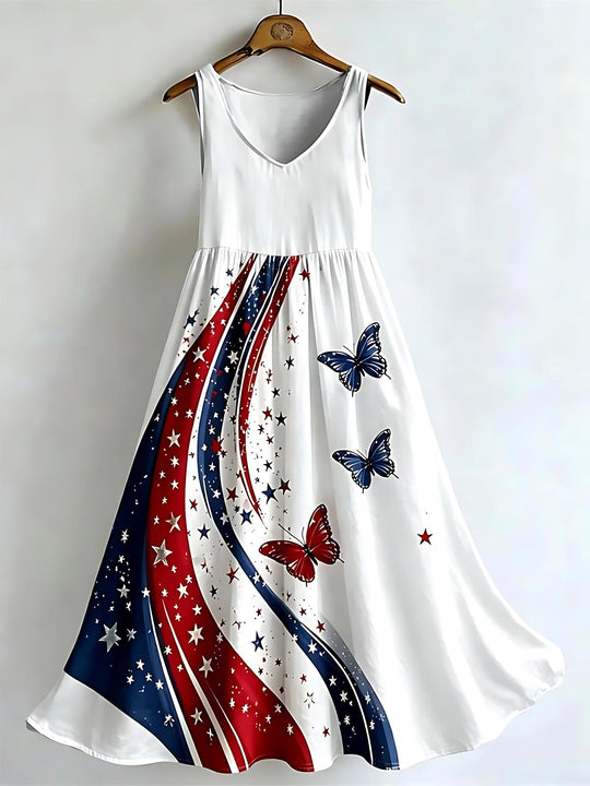 Freedom Patriotic Butterfly Matching Couple Outfits