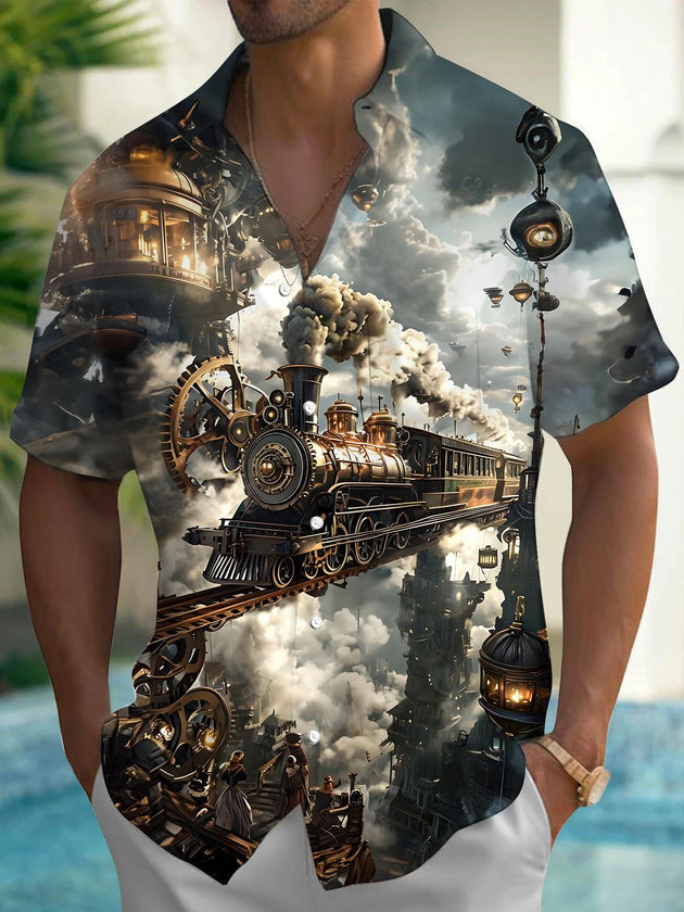 men's shirt front view