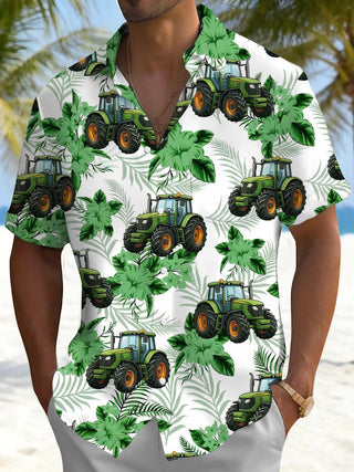 men's tropical shirt front view
