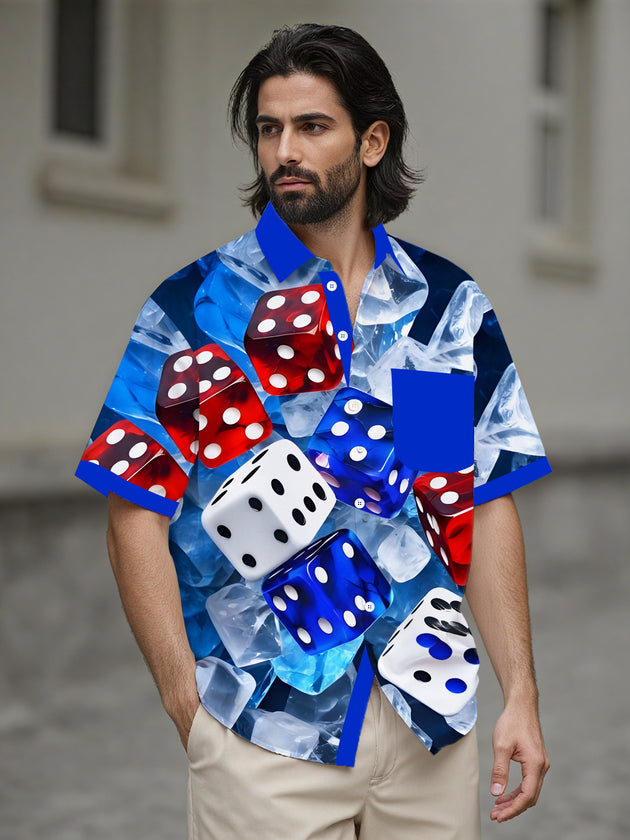 men's shirt front view