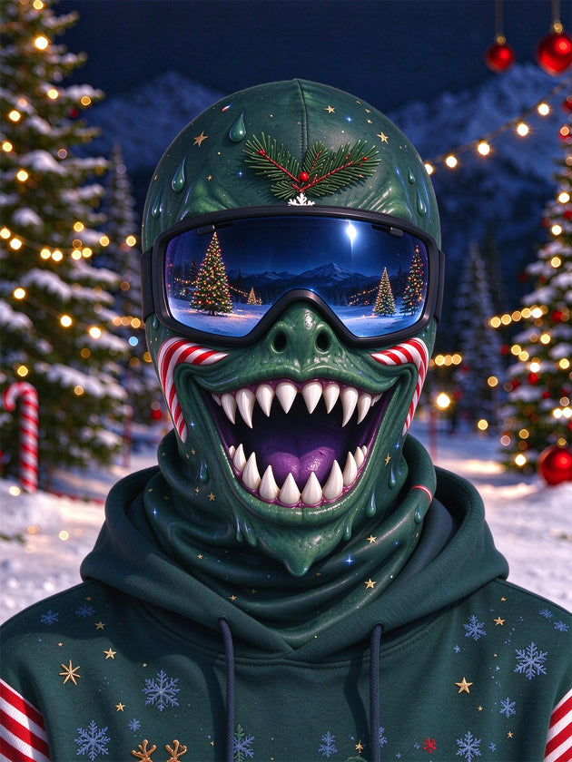 Adaychic Christmas Monster Ski Mask