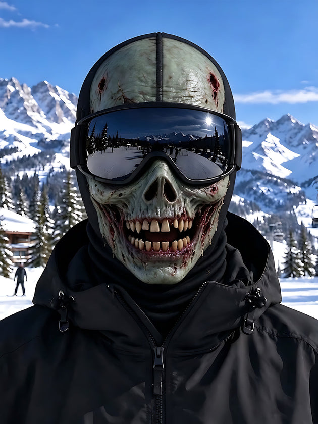 Adaychic Zombie Skull Ski Mask