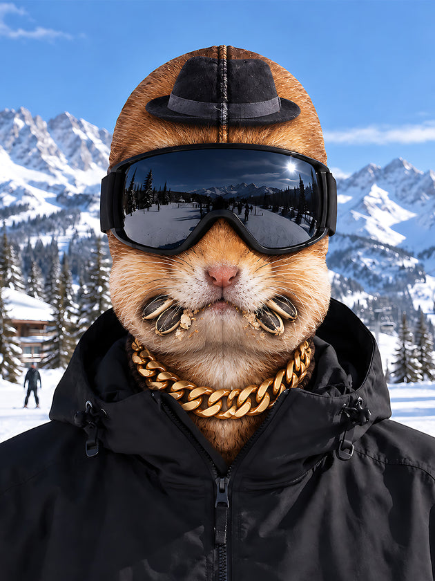 Adaychic Hamster Ski Mask