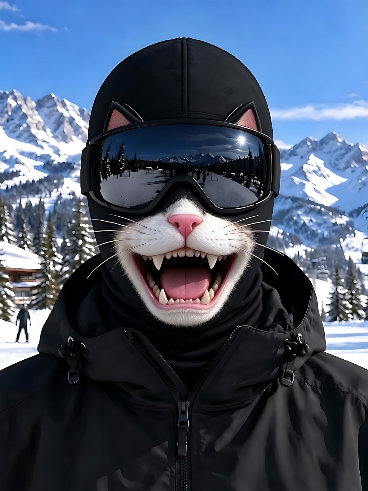 Adaychic Cat Ski Mask