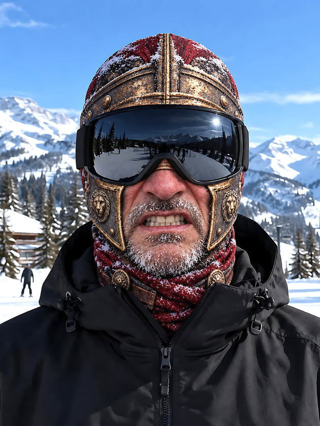 Adaychic Funny Face Ski Mask