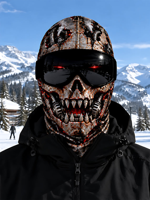 Adaychic dark skull Ski Mask