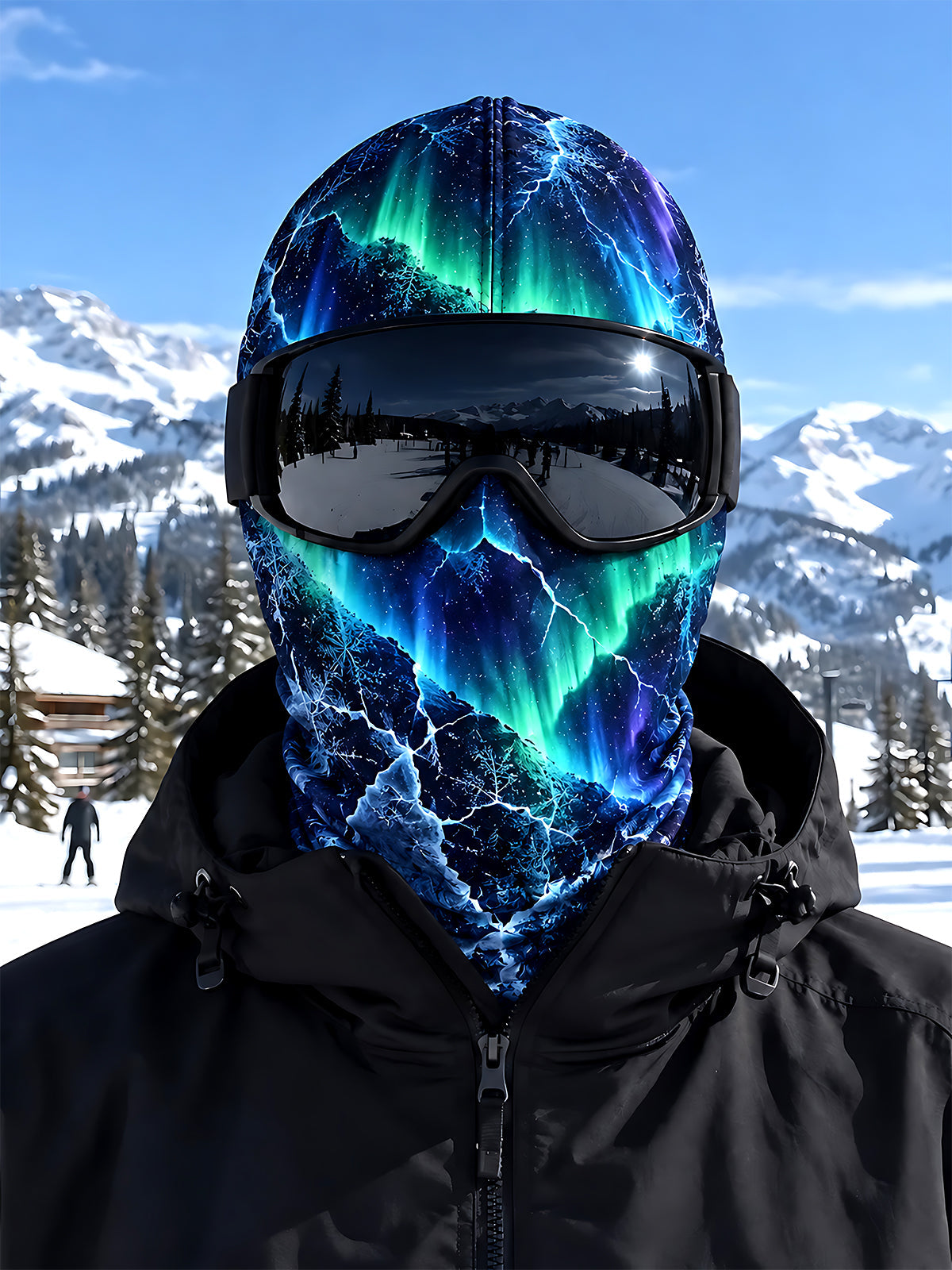 Adaychic Auroral lightning Ski Mask
