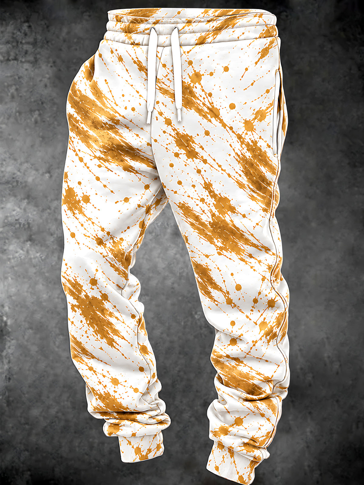 Adaychic Men's Tie Dye Tie Dye Splatter Pattern Pants