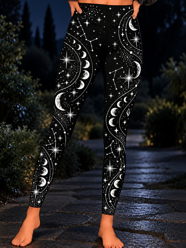 Adaychic Constellation The night sky Women's Leggings