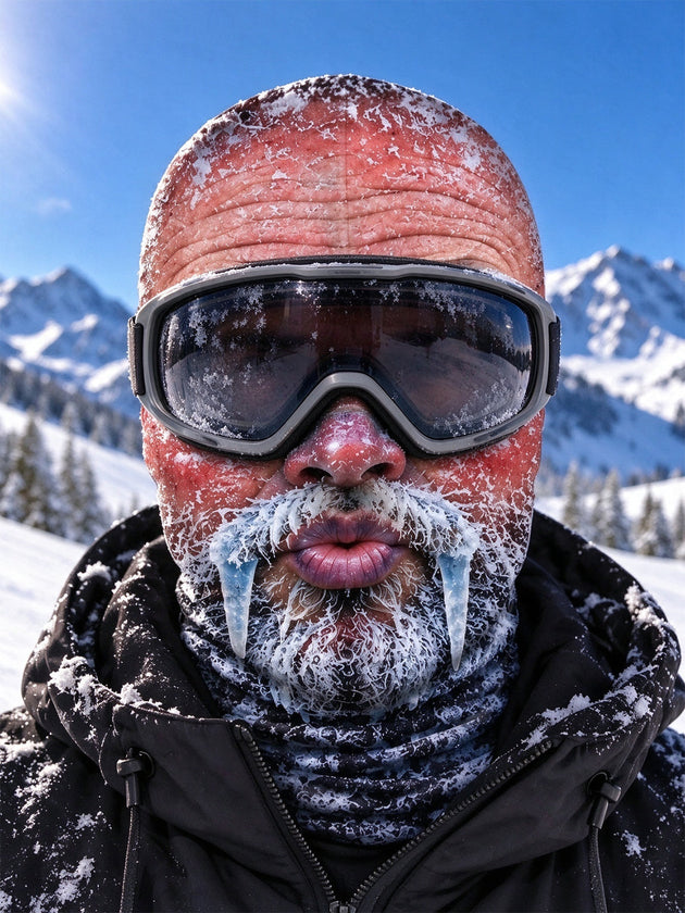 Adaychic Frozen Skiing Face Ski Mask