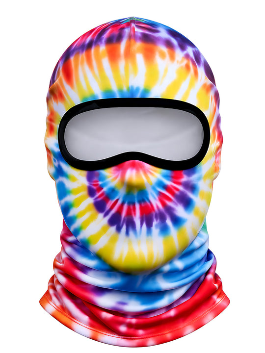 Adaychic Tie Dye Abstract Ski Mask