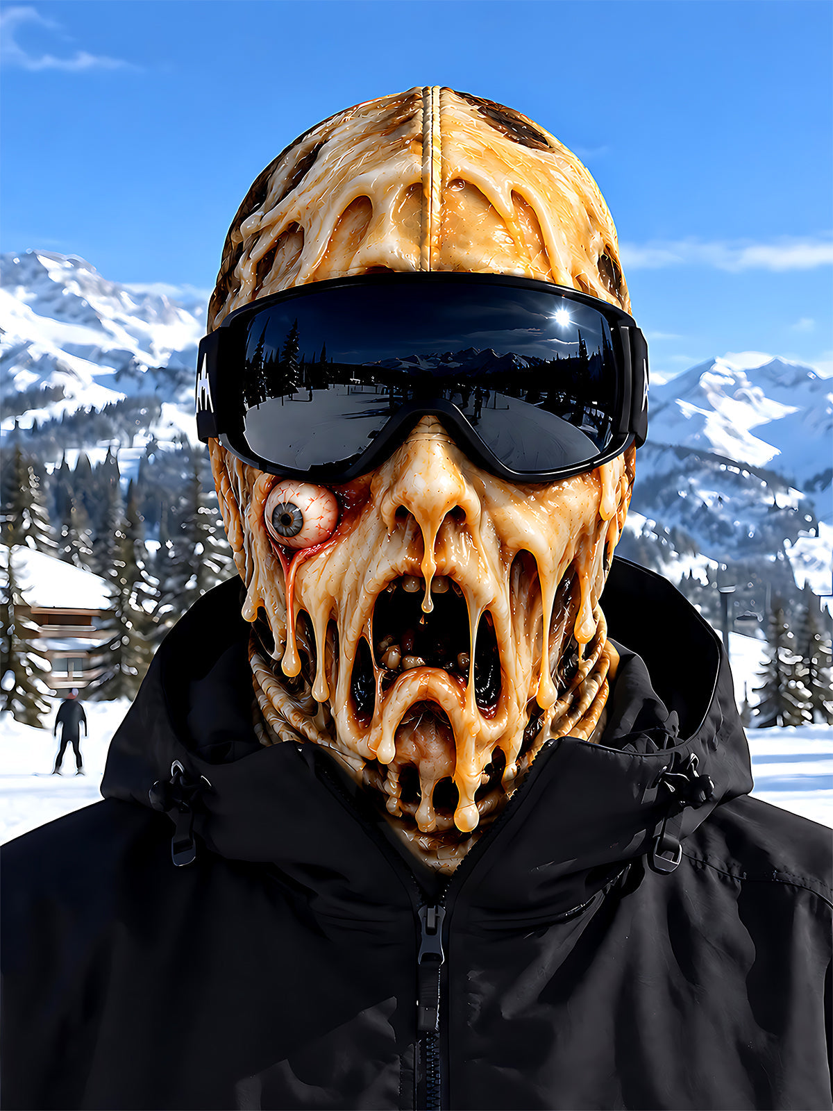 Adaychic dark Zombie Ski Mask