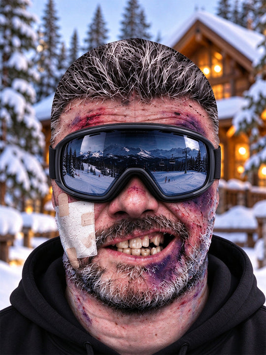 Adaychic Funny Scar Bandage Face Ski Mask