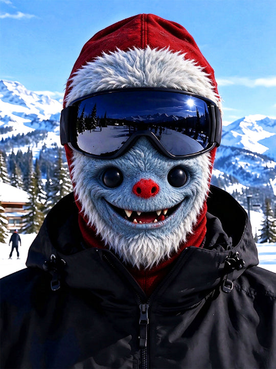 Adaychic Funny Yeti Ski Mask