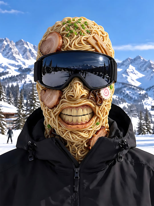 Adaychic Ramen Face Ski Mask