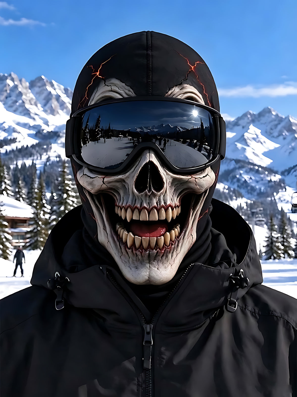 Adaychic Skull Ski Mask