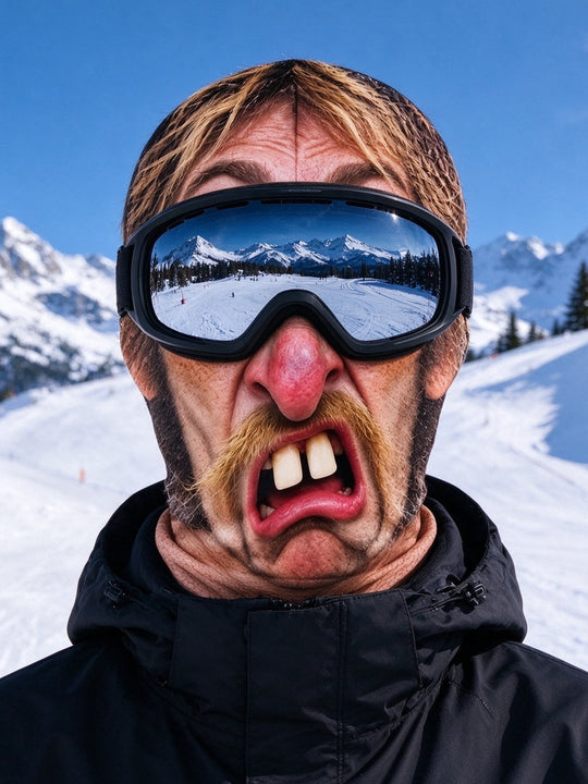 Adaychic Funny Big Nose Old Man Ski Mask