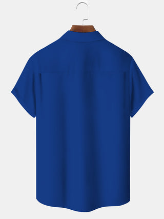 men's aloha shirt back view