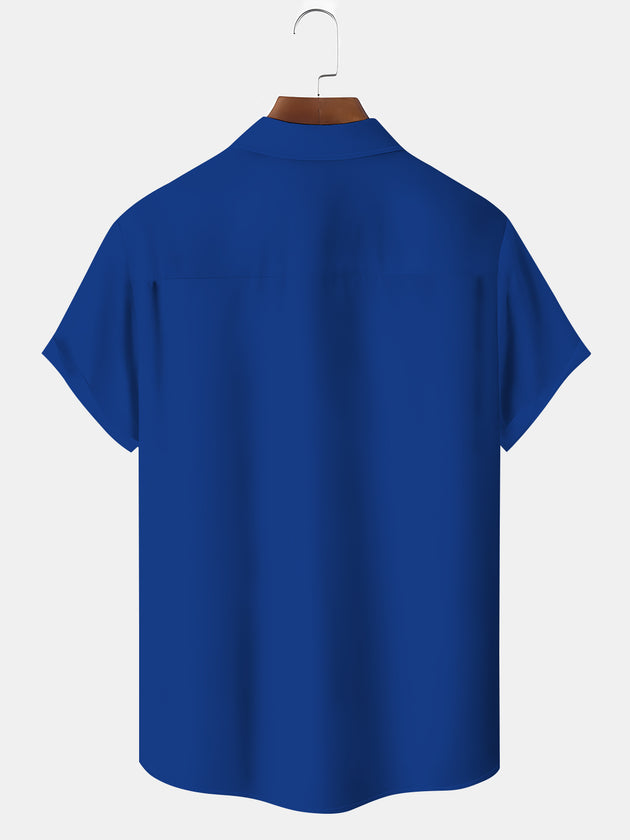 men's aloha shirt back view