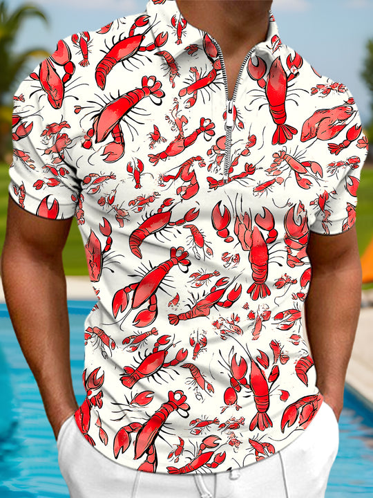 men's Hawaiian shirt front view tropical beach vacation