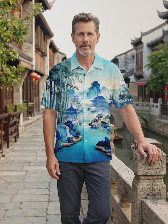 Courtyard Men's Pocket Short Sleeve Shirts