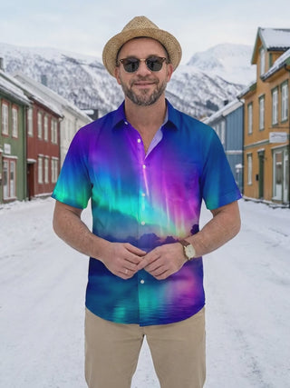 Aurora Men's Pocket Short Sleeve Shirts
