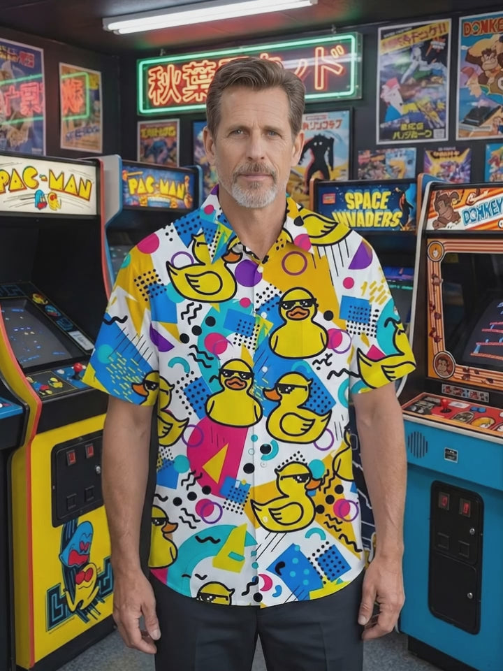 Duck Men's Pocket Short Sleeve Shirts