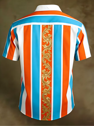 men's aloha shirt back view