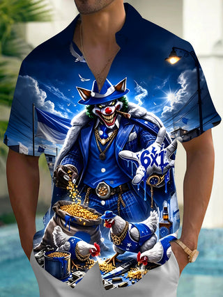 men's shirt front view
