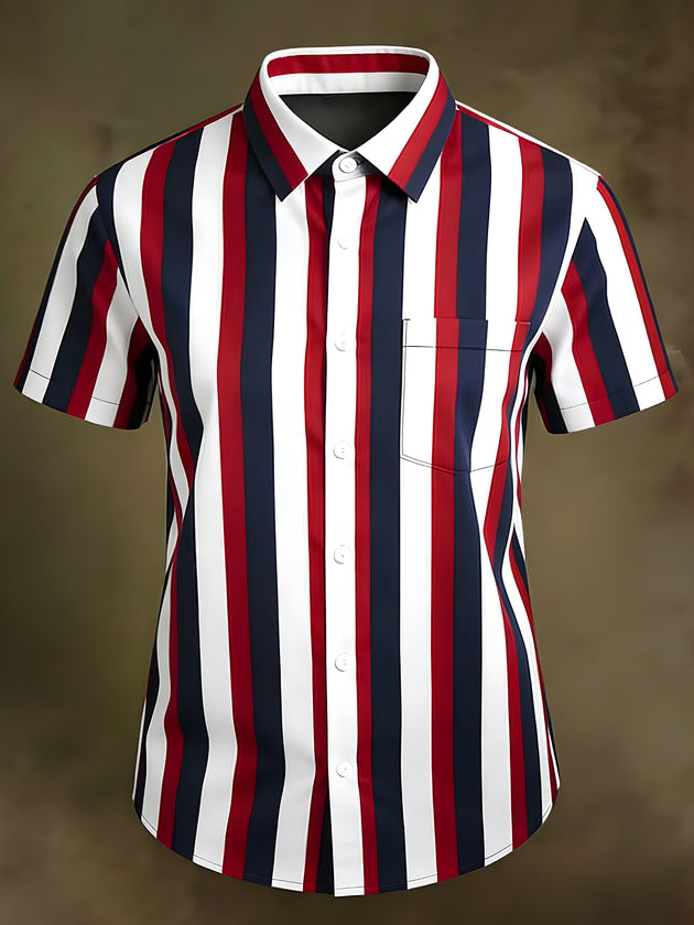 men's shirt front view