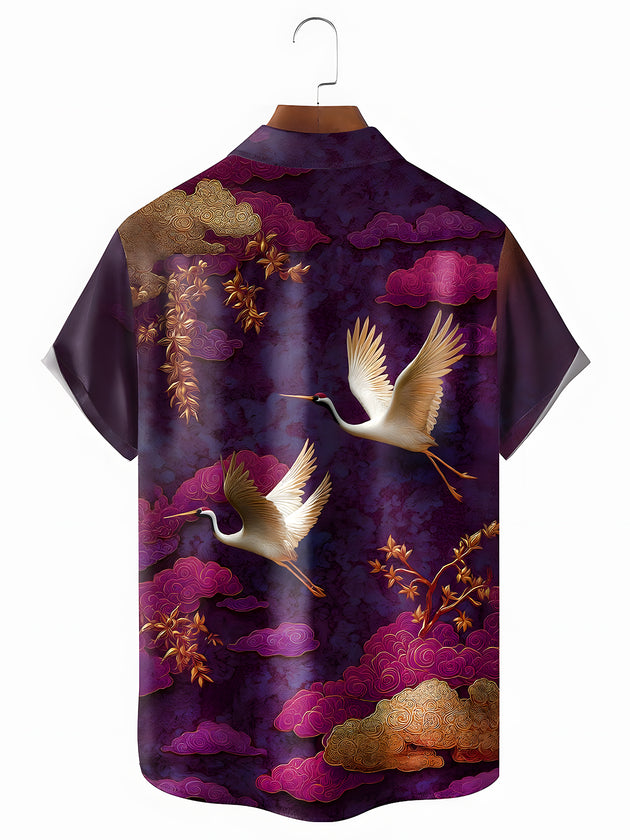 men's pocket shirt back view