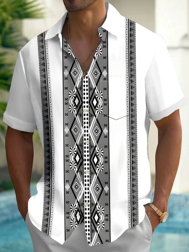 men's shirt front view