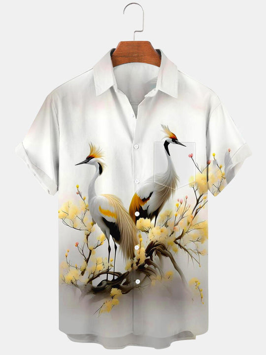 men's shirt front view
