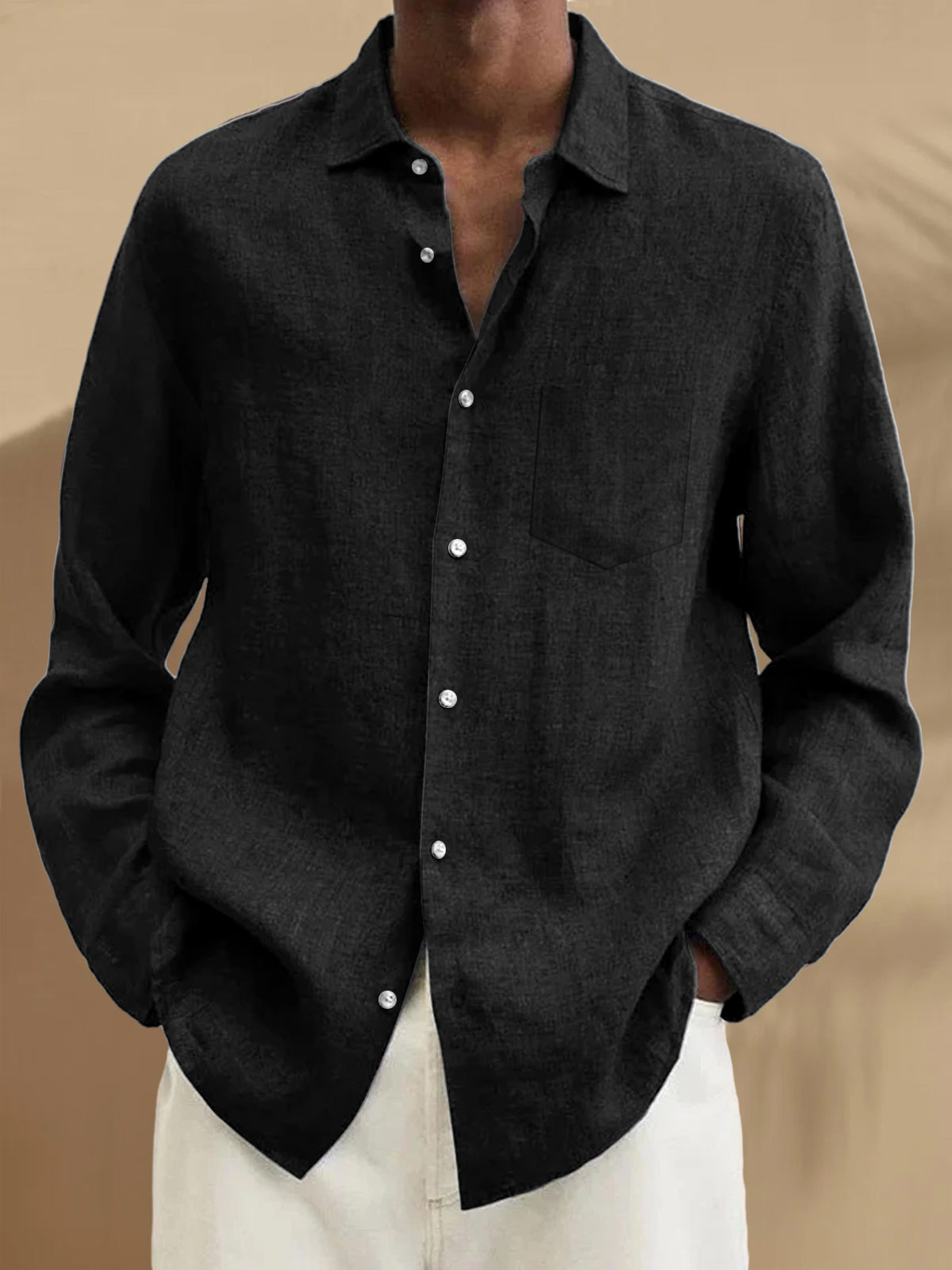 Men's Long Sleeve Shirts With Pocket