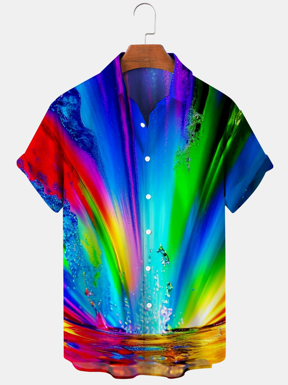 Abstract Casual Men's Shirts – adaychic