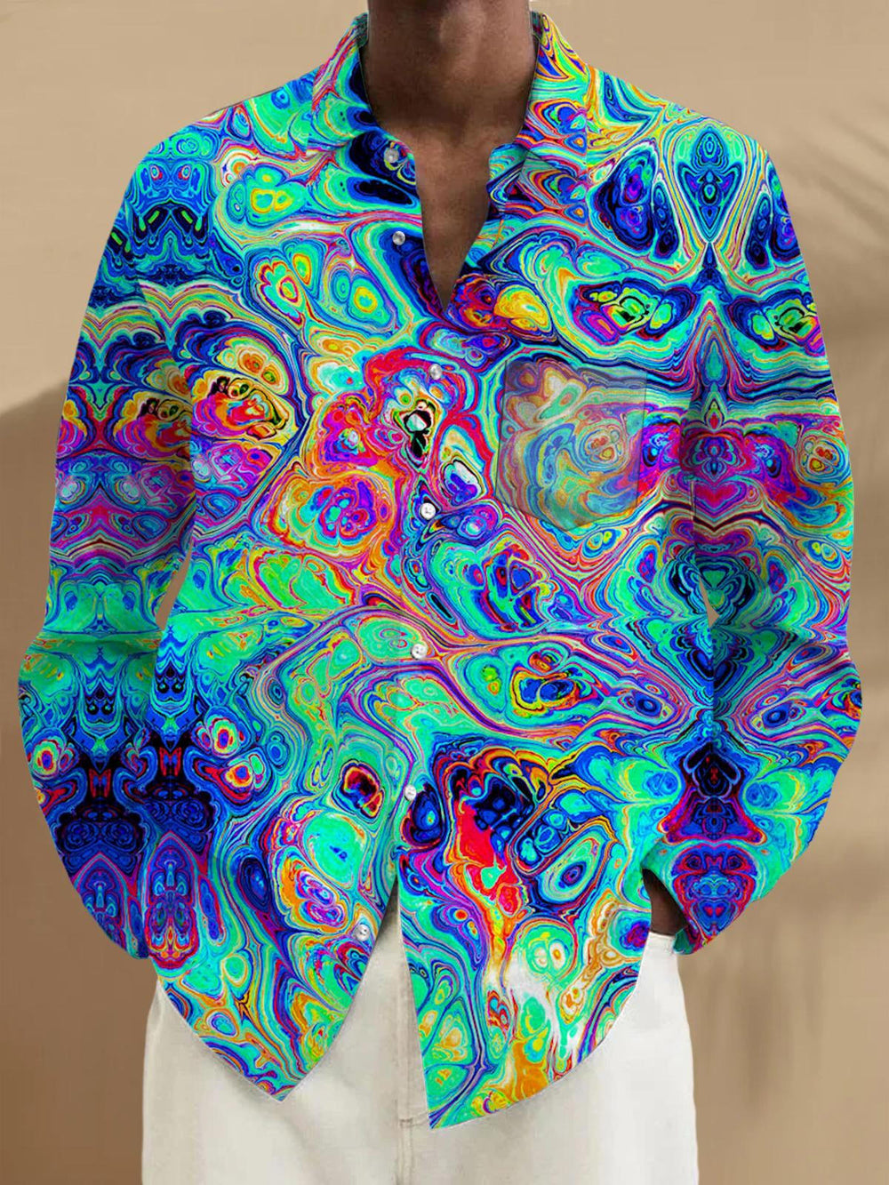 Abstract Ink Paint Men's Golf Shirts main image 0
