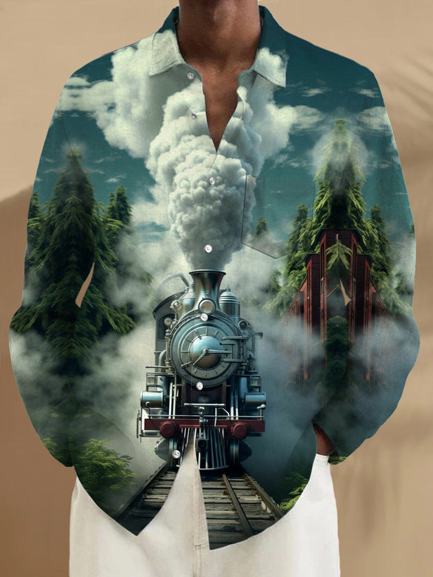 men's shirt front view