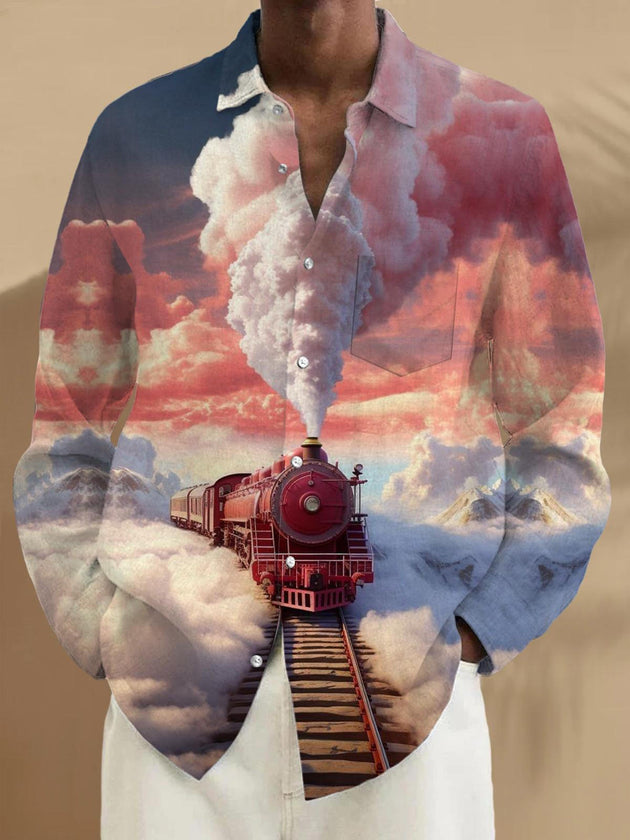 men's shirt front view