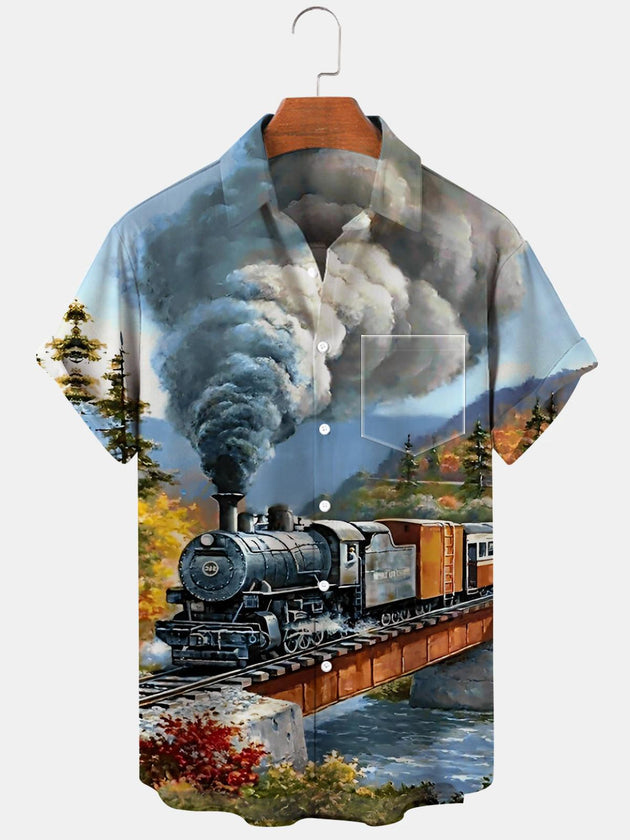 men's shirt front view
