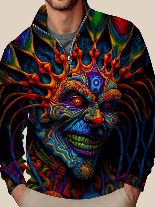 men's graphic sweatshirt shirt front view
